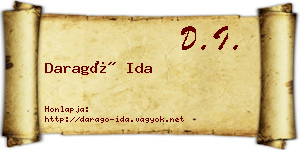 Daragó Ida névjegykártya